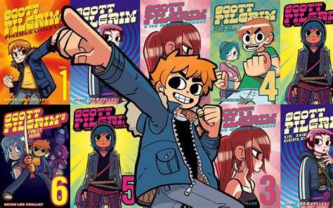 how many scott pilgrim comics are there but not in chronological order?