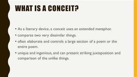 what is a conceit in poetry and how does it relate to the concept of duality